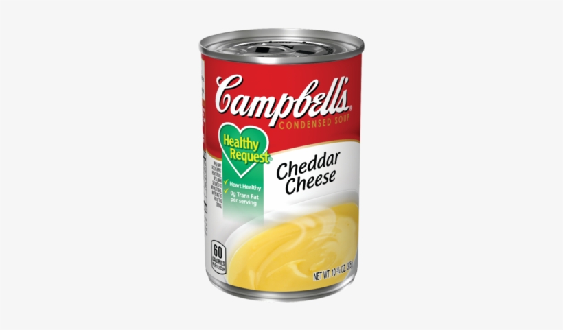 Healthy Request® Cheddar Cheese Soup - Campbell's Broccoli Cheese Soup, transparent png #3383327