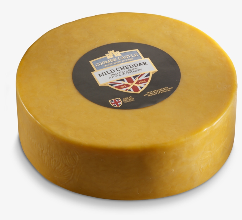 Usa Uk Coombe Castle International Cheddar Cheese Mild - Cheddar Cheese, transparent png #3383370