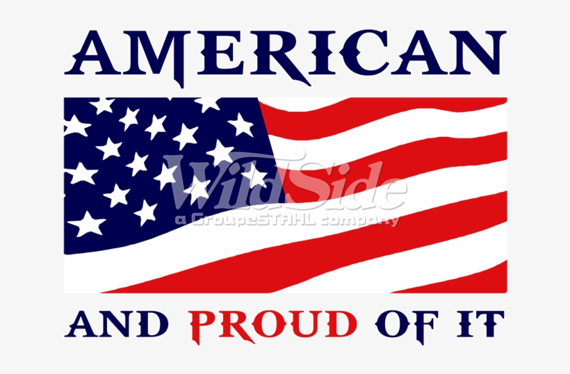 American And Proud Of It With Flag - Family Day Shirt, Patriotic Shirt For Men, Flag Shirt, transparent png #3384278