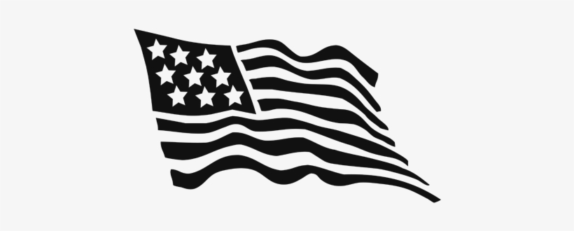 Source - Transparent - Clipartof - Com - Report - Black - American Flag, transparent png #3384439