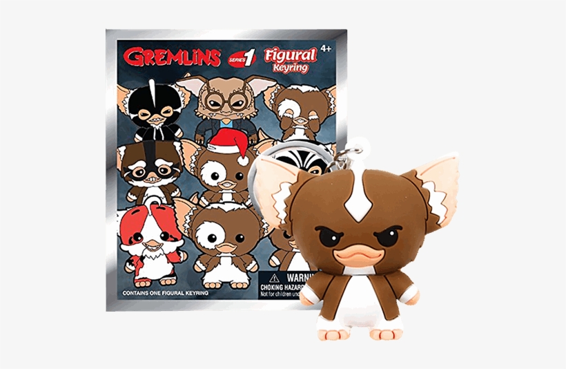 3d Figural Keychain Blind Bag - Gremlins Series 1 3d Foam Key Ring Blind Pack, transparent png #3384997