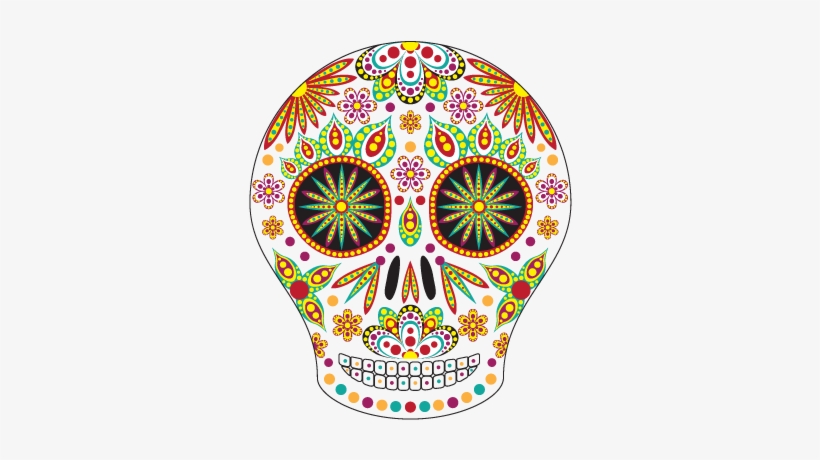 Dia De Los Muertos Skull - Dia De Muertos Skulls Transparent, transparent png #3385264