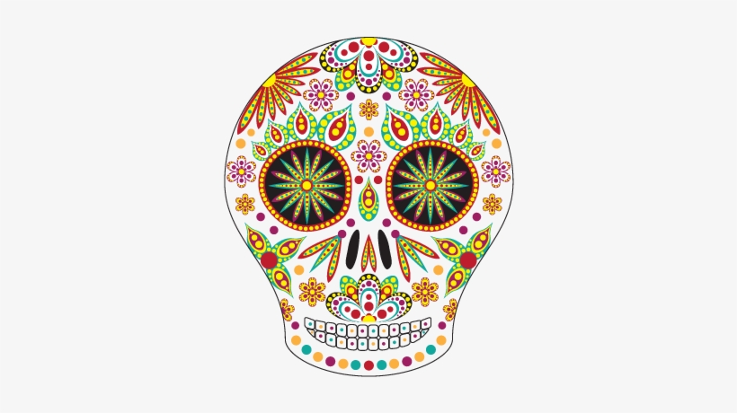 Dia De Los Muertos Skull - Dia De Muertos Skulls Transparent, transparent png #3385264