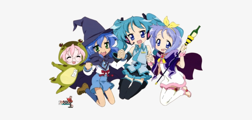 Anime, Hatsune Miku, And Lucky Star Image - Lucky Star Kawaii, transparent png #3385330