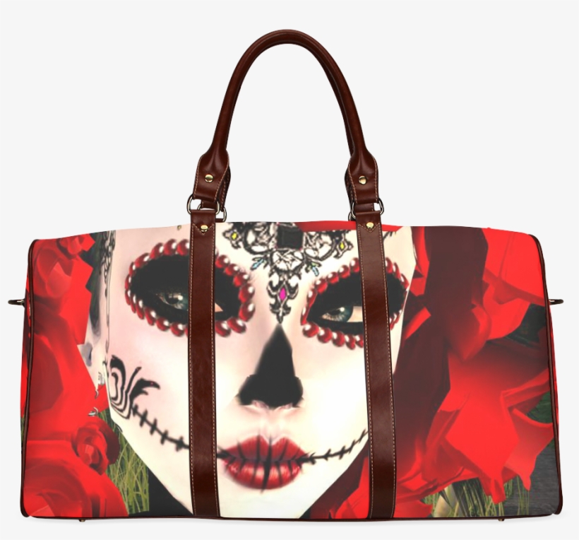 Interestprint Custom Sugar Skull Dia De Los Muertos - Dia De Los Muertos Makeup Custom Zippered Pillow Cases, transparent png #3385409