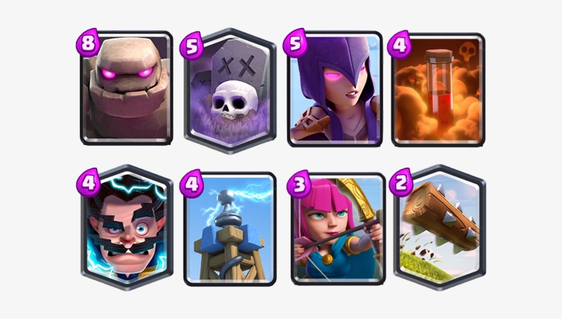 Golem And Graveyard Deck Arena - Electro, transparent png #3385486