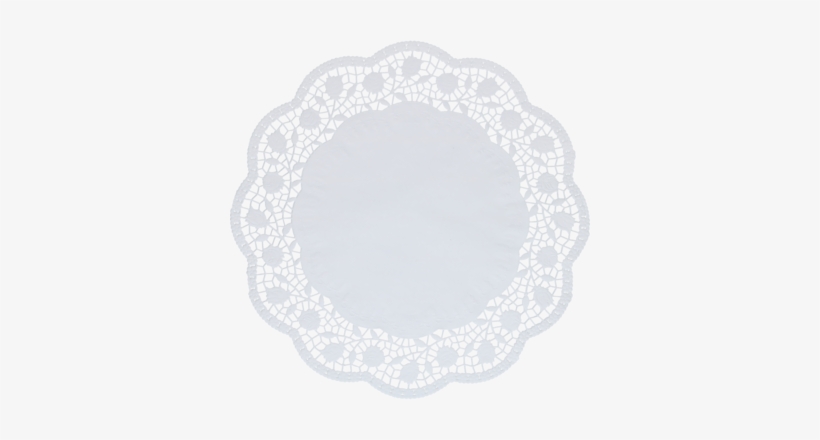 Doilies Round 24cm - Dekorativní Krajky Kulaté 38cm 100ks, transparent png #3385637
