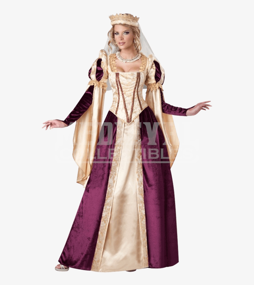Renaissance Princess Deluxe Adult Costume - Renaissance Costume Png, transparent png #3385682