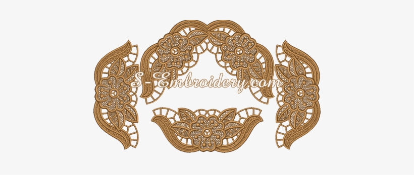 Ellipse Doily Free Standing Lace Machine Embroidery - Placemat, transparent png #3385973