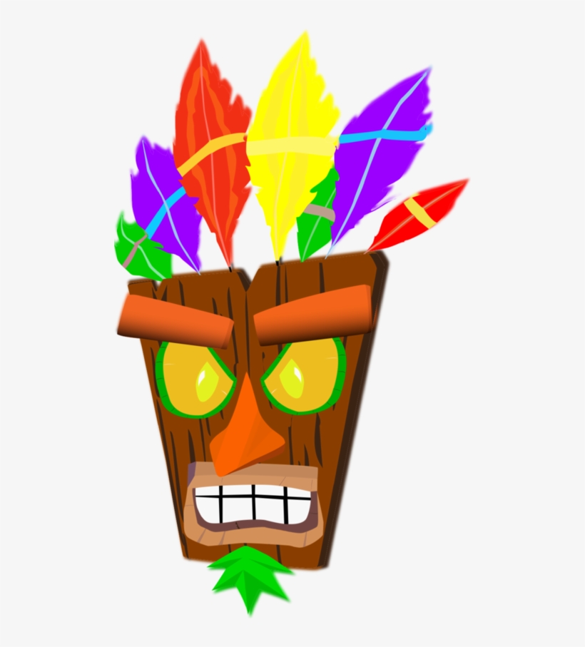 Most Popular Tags For - Crash Bandicoot Mask Png, transparent png #3386057