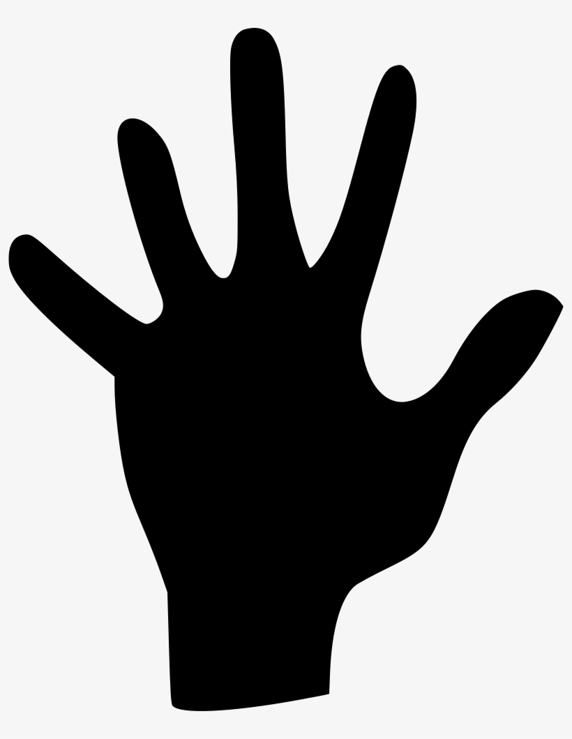 Five Fingers Comments - Sign, transparent png #3386218