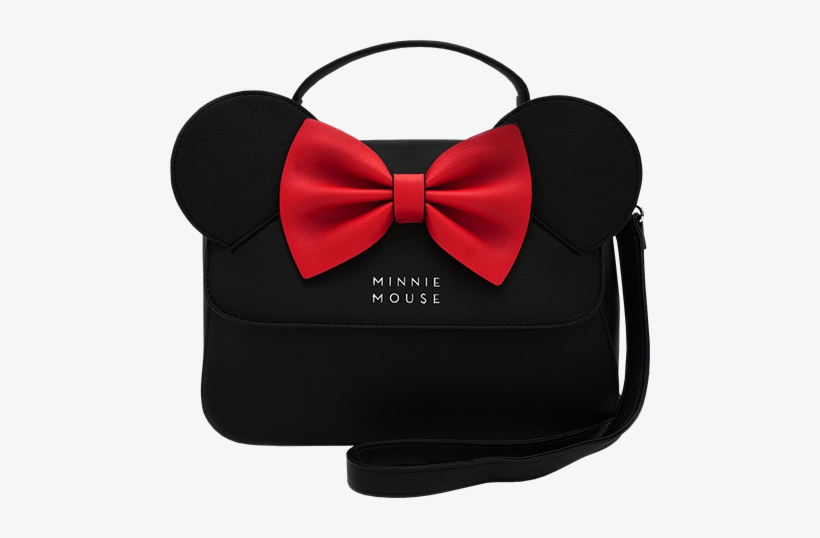 3" Disney Apparel Minnie Ears And Bow Crossbody Bag - Minnie Mouse Handbag Loungefly, transparent png #3386332