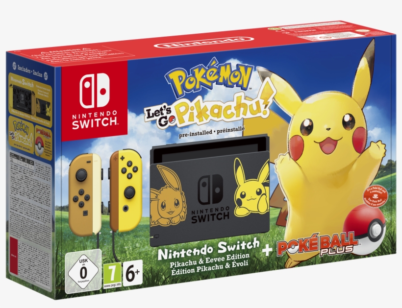 Nintendo Switch - Let's Go Bundle Pokemon, transparent png #3386869