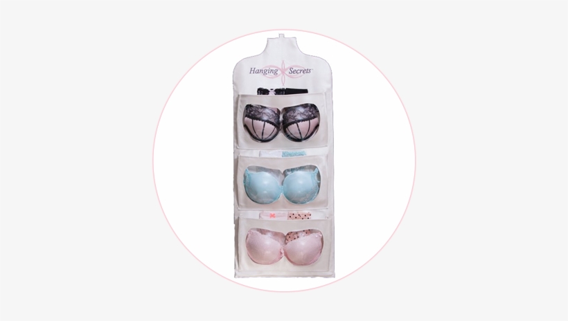 Bra Organizer - Hanging Secrets Bra Organizer, transparent png #3386961