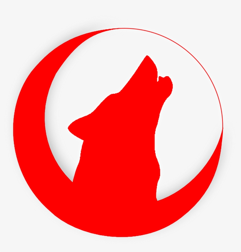 Howling Wolf Emblem - Drawing Wolf Howling Head, transparent png #3387452