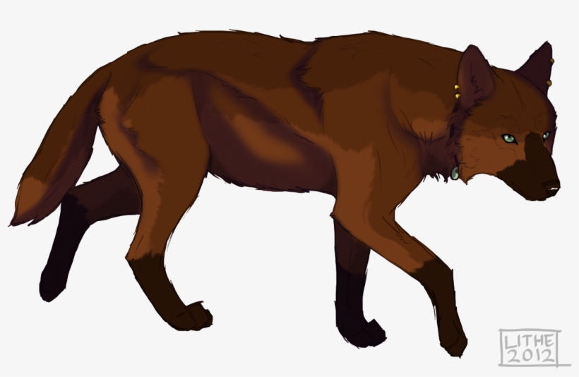 Red Wolf Cliparts - Wolf S Rain Oc, transparent png #3387714