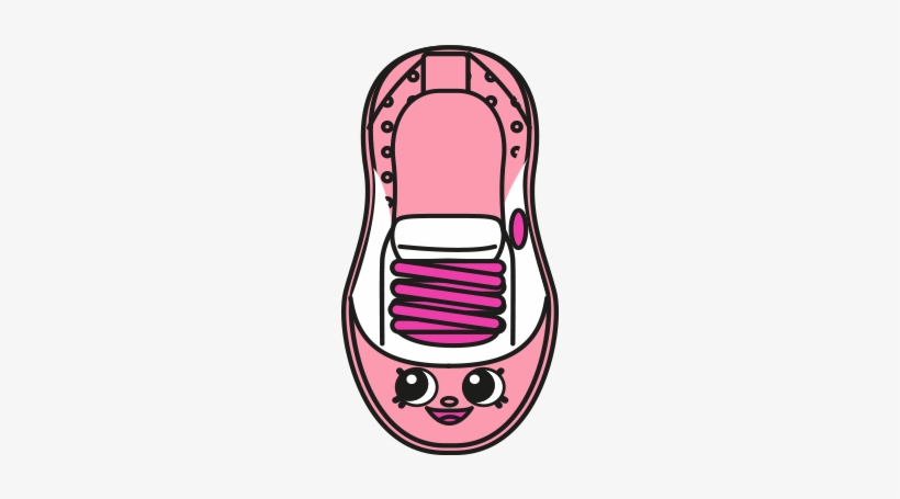 Peta - Shopkins Pink Sneaker, transparent png #3387795