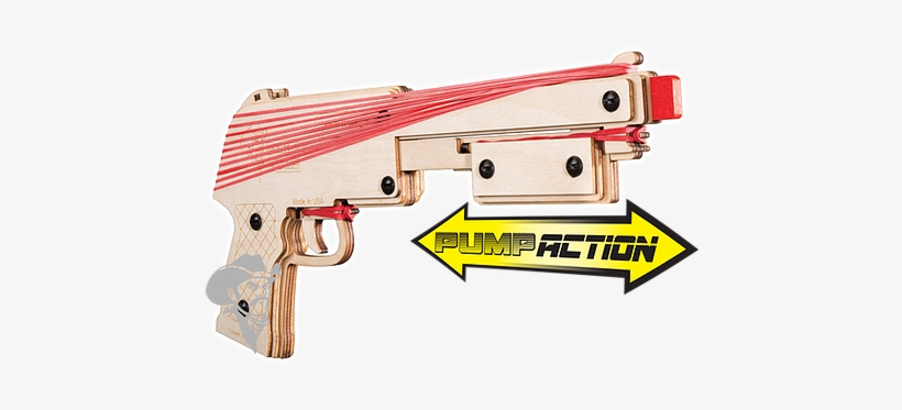 Rubber Band Gun By Bandit Guns - Sheriff Shotgun, transparent png #3388930