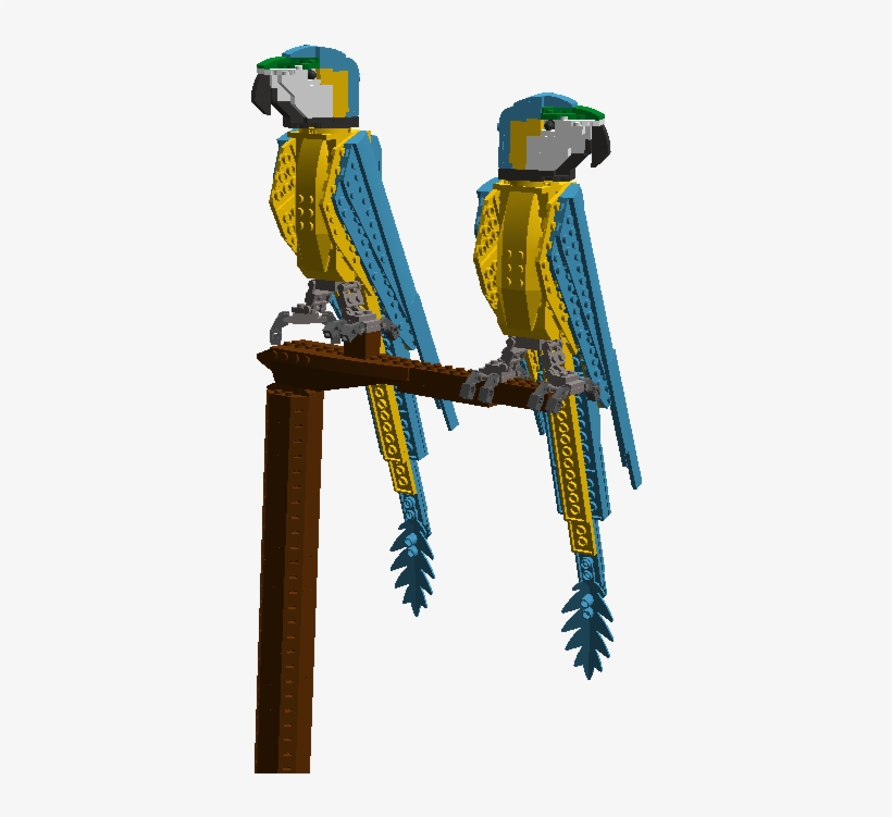 Red & Blue Macaws - Macaw, transparent png #3389170