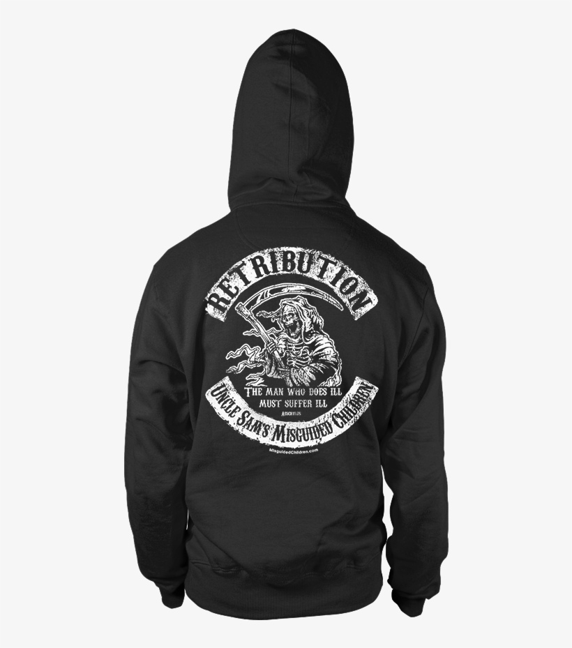 Retribution Hoodie - Hoodie, transparent png #3389983