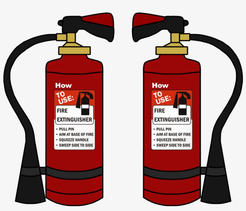 Life-saving Fire Extinguishing Facts - Cartoon Picture Fire Extinguisher, transparent png #3390135