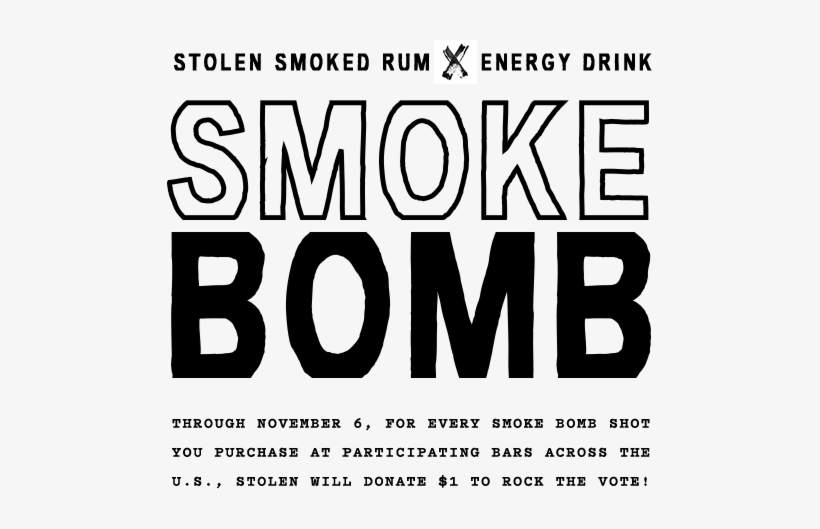 Combine In A Rocks Glass - Smoke Bomb Text Png, transparent png #3390261