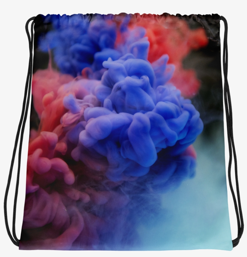 Smoke Bomb Drawstring Bag - Backgrounds Blue, transparent png #3390386