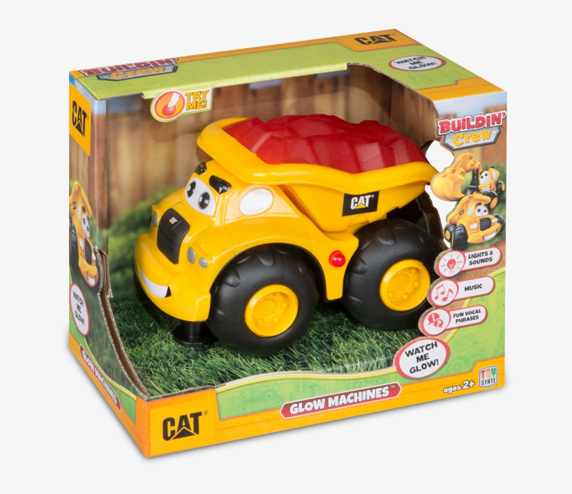 Glow Machines™ - Cat Buildin' Crew: Glow Machines - Haulin' Harry Dump, transparent png #3390441