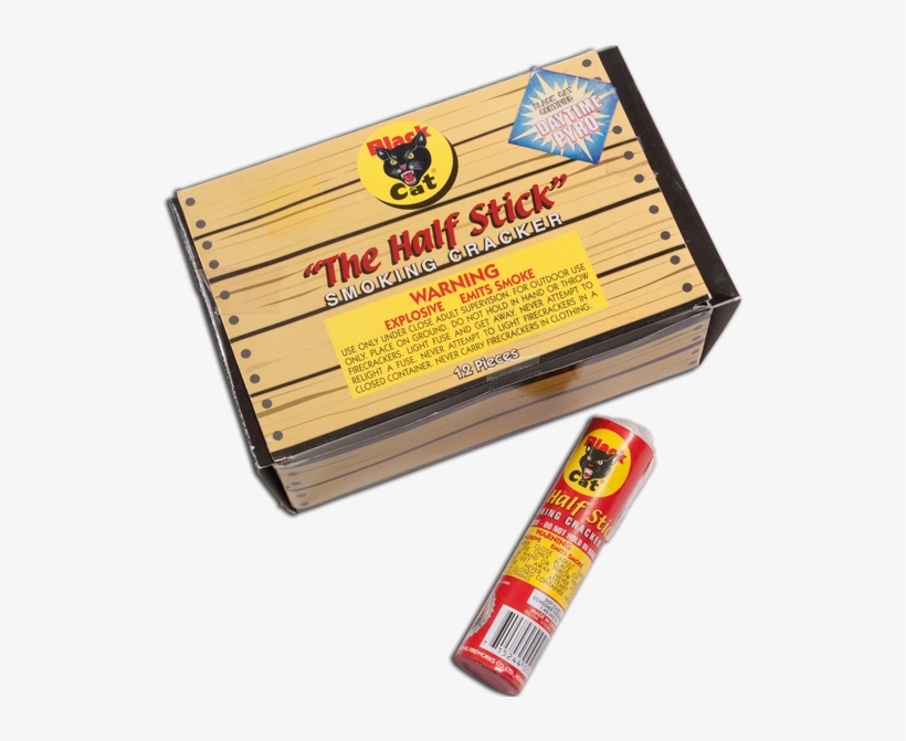 Half Stick Smoke Cracker - Smoke Bomb Stick, transparent png #3390665