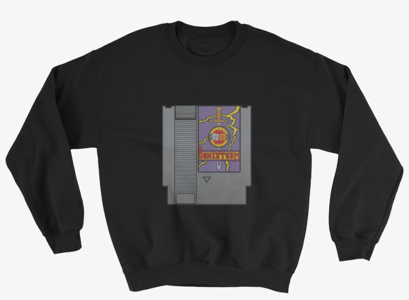 Bonestorm Sweat Mockup Flat Front Black Original - Bella Croptop & Sweatshirt - Erykah Badu, Solange,, transparent png #3390830