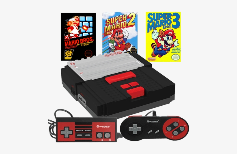 Retron 2 System Console Black Mario 1, 2, 3 Game Bundle - Super Mario Bros. 3 Nes Great Condition Fast Shipping, transparent png #3391082