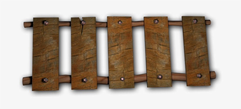 06 Feb 2009 - Wooden Bridge Planks Cartoon, transparent png #3391312