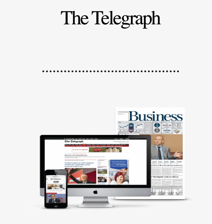 The Telegraph Reaches More Managers, Directors, And - Online Advertising, transparent png #3391534