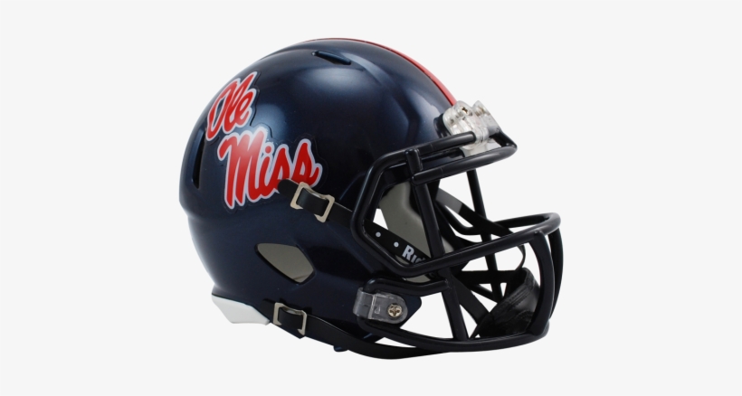 Mississippi Speed Mini Helmet - Ole Miss Rebels Helmet, transparent png #3391552