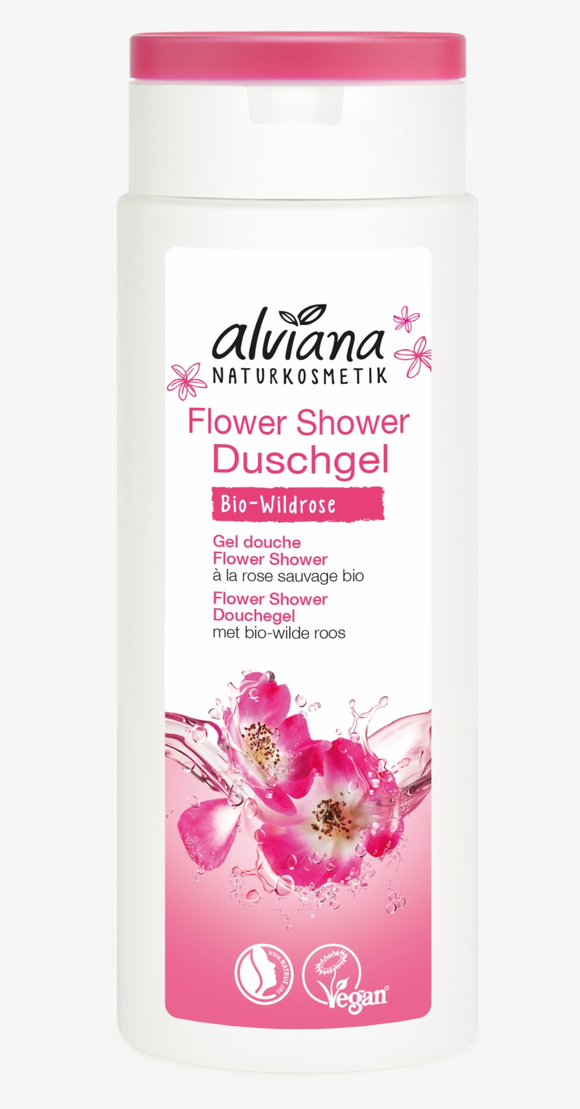 Flower Shower Organic Wild Rose Shower Gel - Alviana Lip Balm Sensitive 4,5g, transparent png #3391941