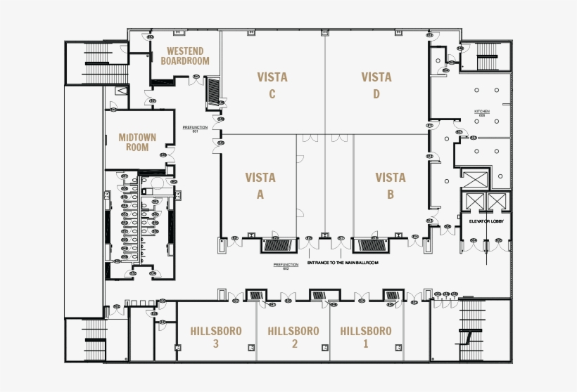 Floor Plan First Floor - Nashville, transparent png #3392112