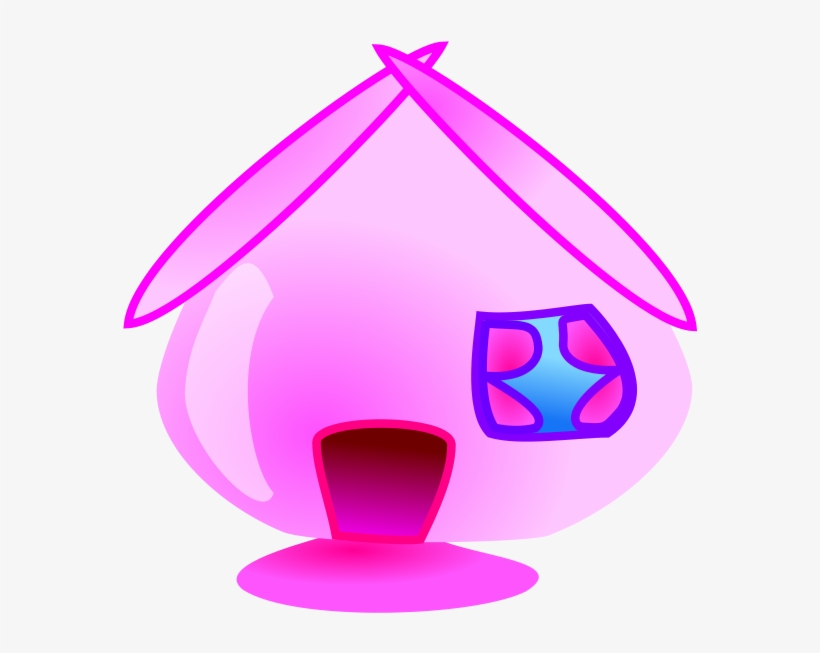 Pink Home 2 Png Clip Arts - Bubble House Clipart, transparent png #3392281