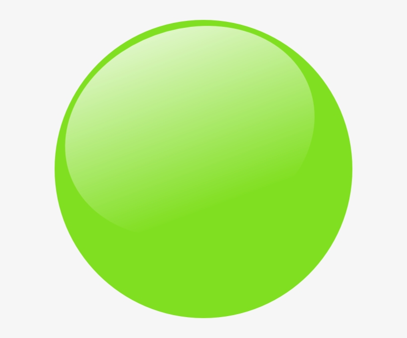 Green Glossy Ball - Green Online Icon Png, transparent png #3392637