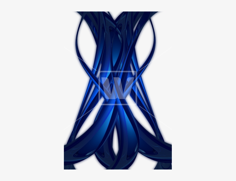 Abstract Blue Ornament - Blue Ornament, transparent png #3392892