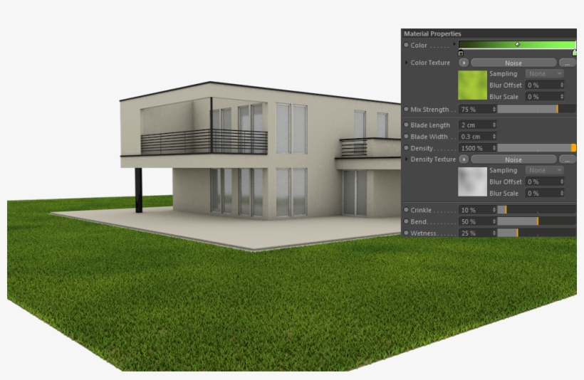 Architectural Grass - Cinema 4d Architectural Grass Selection, transparent png #3393248