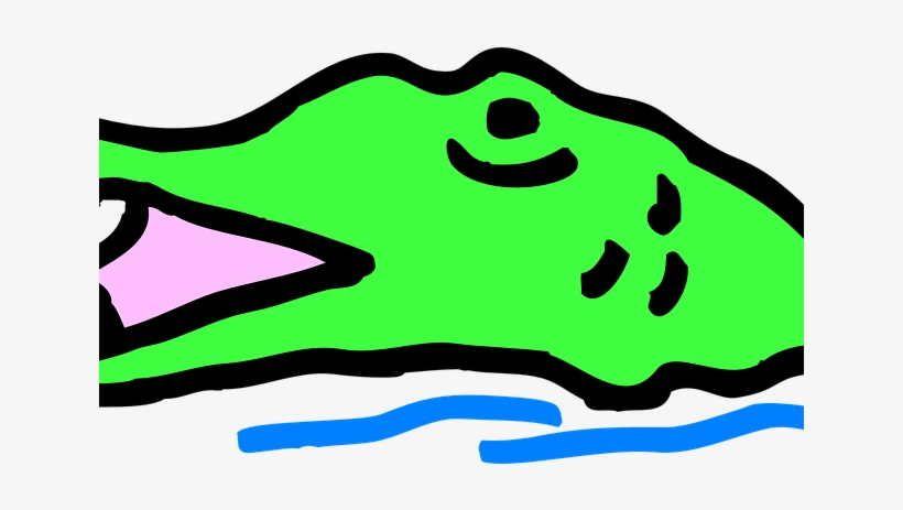 Head Clipart Alligator - Kepala Buaya Animasi, transparent png #3394014