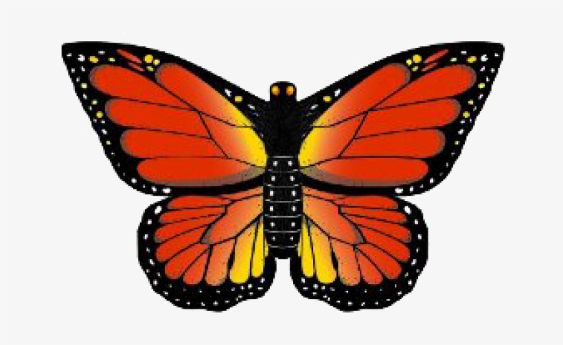 Monarch Butterfly Kite - Butterfly Kite, transparent png #3394084