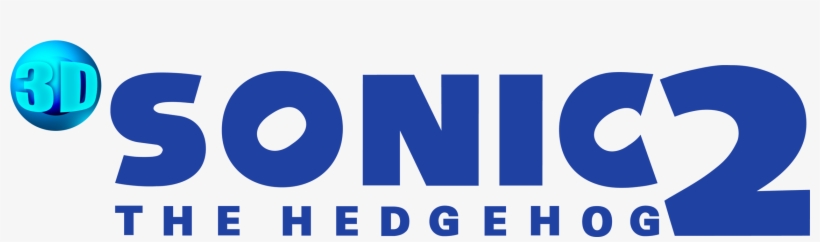 Sonic The Hedgehog 2 3d Logo - 3d Sonic 2 Logo, transparent png #3394377