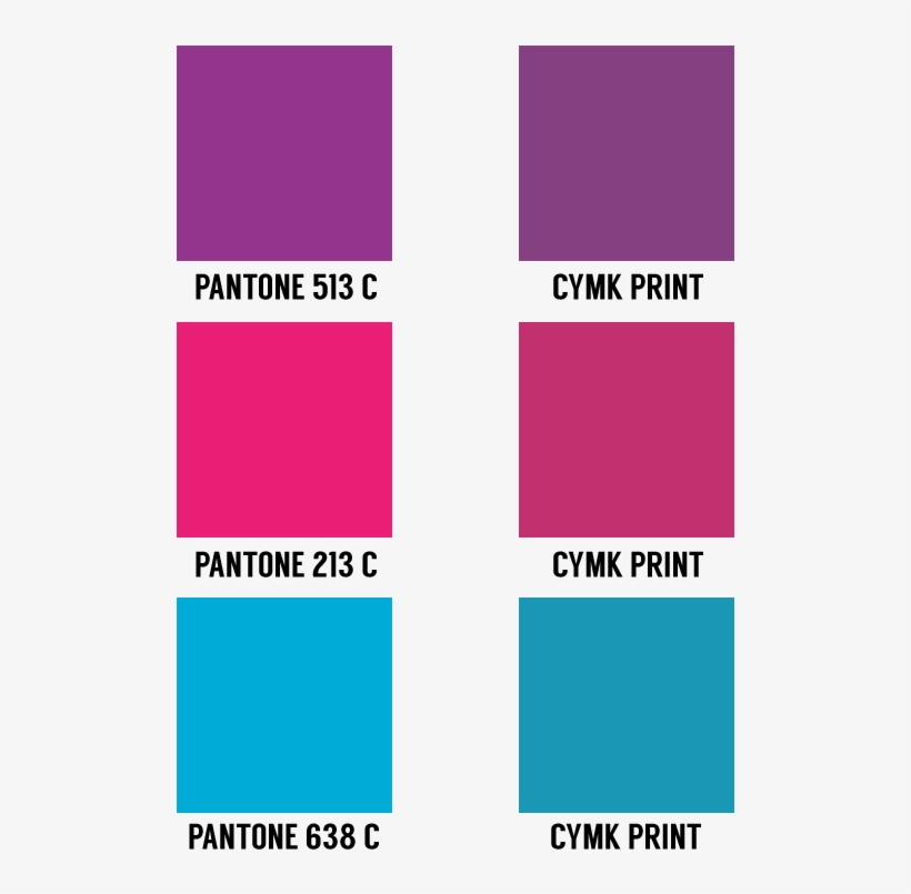 Printing Services Cmyk - Pantone Print Colors, transparent png #3394421