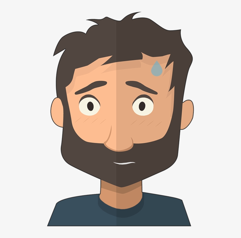 Worried Face Green - Actualizar Tus Datos, transparent png #3395723