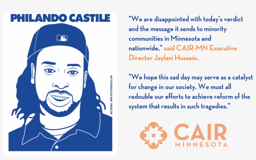 Cair-mn 'disappointed' With Verdict In Philando Castile - Philando Castile Case, transparent png #3396131