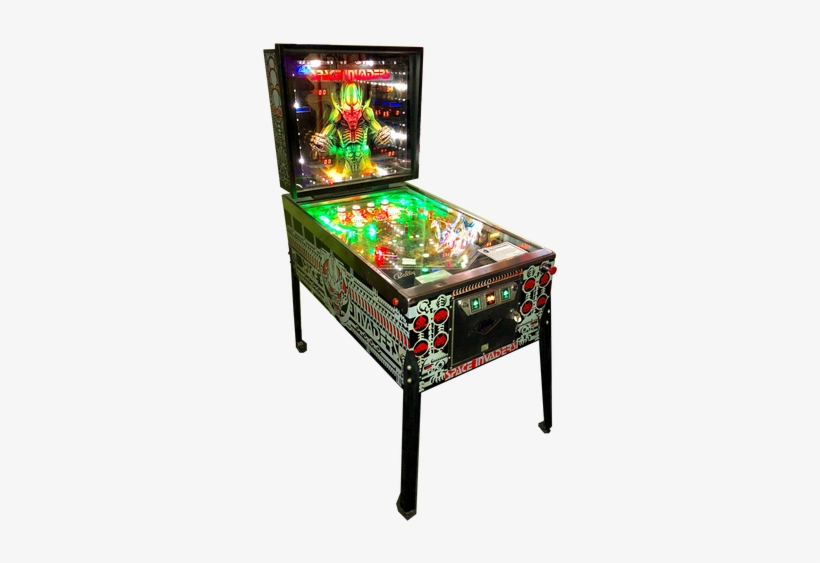 Space Invaders Arcade Pinball Machine - Space Invaders, transparent png #3396152
