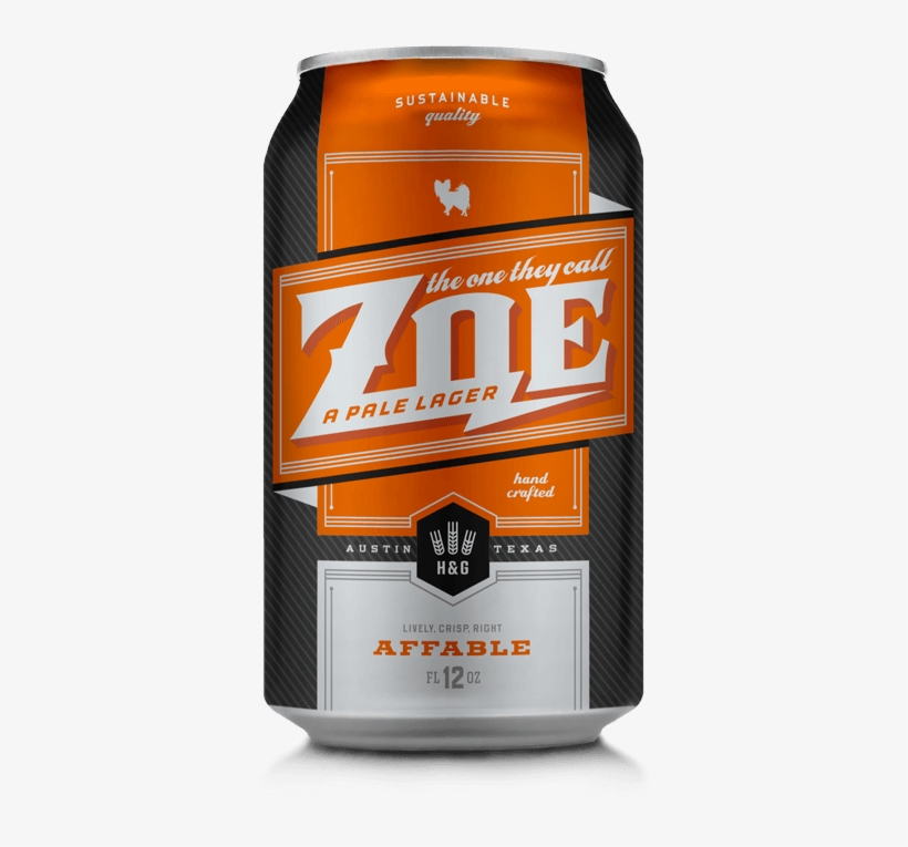 Zoe - Hops & Grain Zoe Pale Lager - 6 Pack, 12 Fl Oz, transparent png #3396711