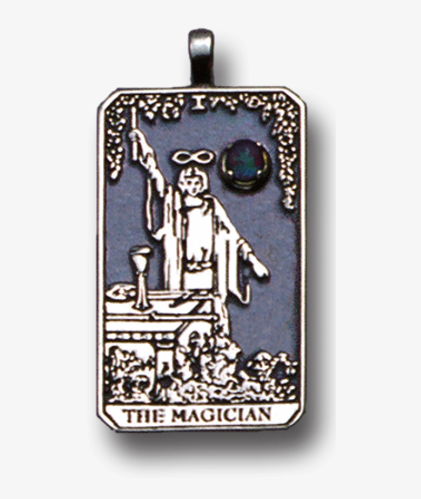 Magician Large Gemstone Tarot Pendant At Mystic Convergence - Tarot Magician, transparent png #3396882