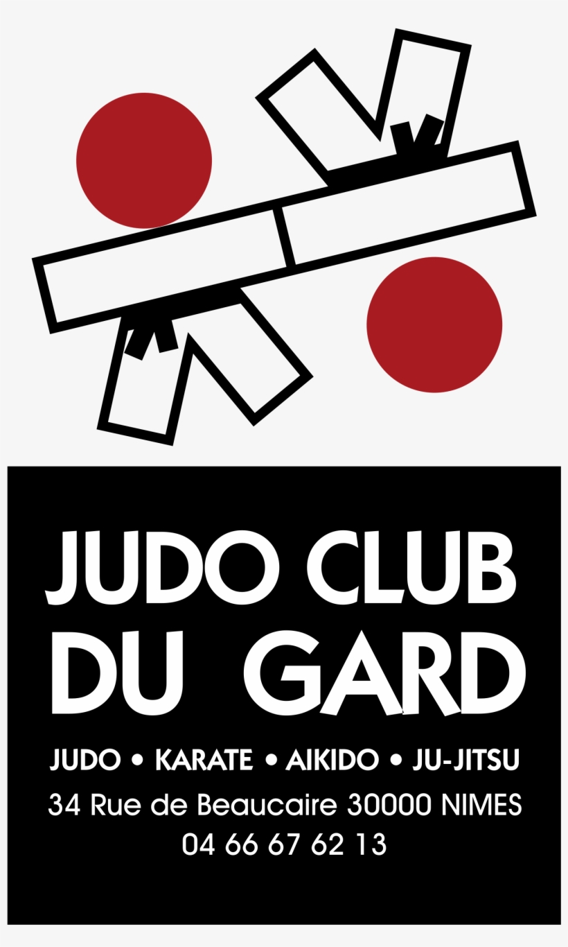 Judo Club Du Gard Logo Png Transparent - Judo, transparent png #3397010
